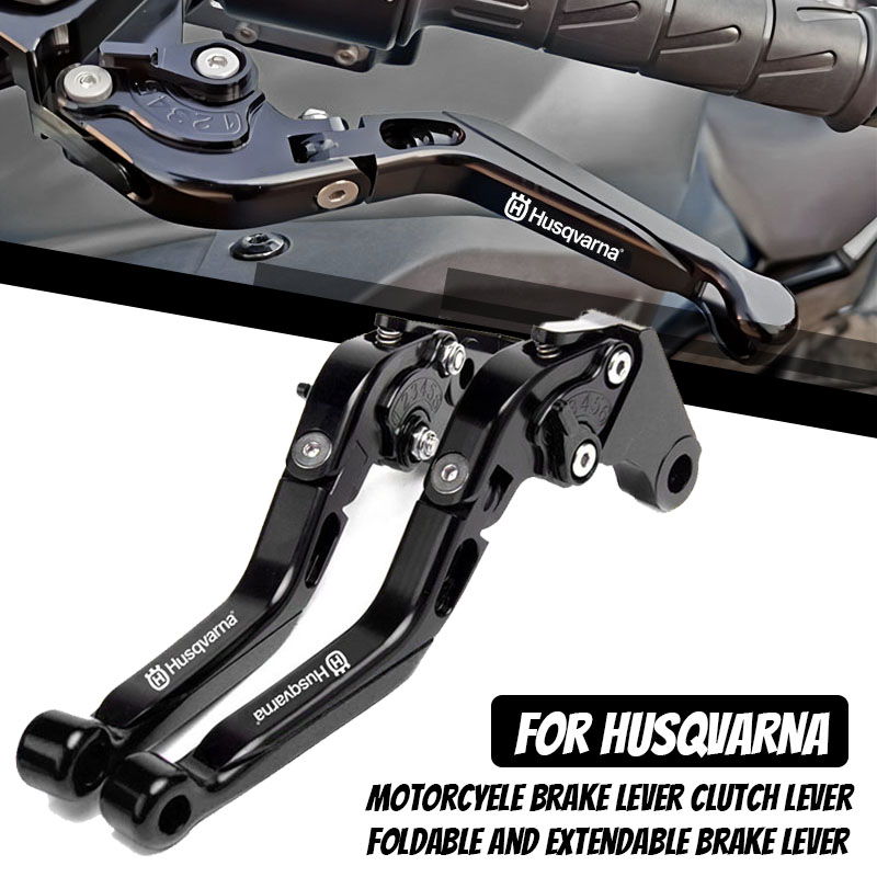 Cnc Aluminum Adjustable Brake Clutch Levers - For Husqvarna Svartpilen 401 VITPILEN 401
