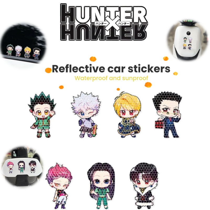 Motorcycle Helmets - Anime Full-Time Hunter Strong Reflective Warning