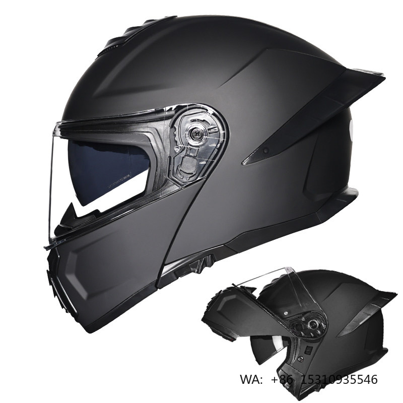 DOT Approved Dual Visor Motorb - Dual Visor Motorcycle Racing Helmet 评论和价格