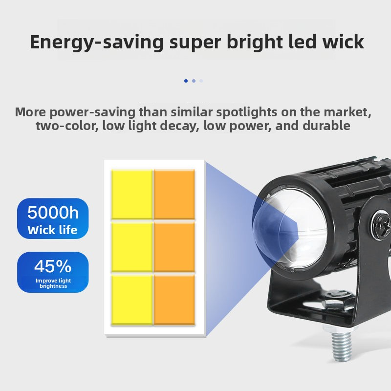 1PCS/2PCS 100W 30000LM Univers - Universal Motorcycle Led Headlight Projector 评论和价格