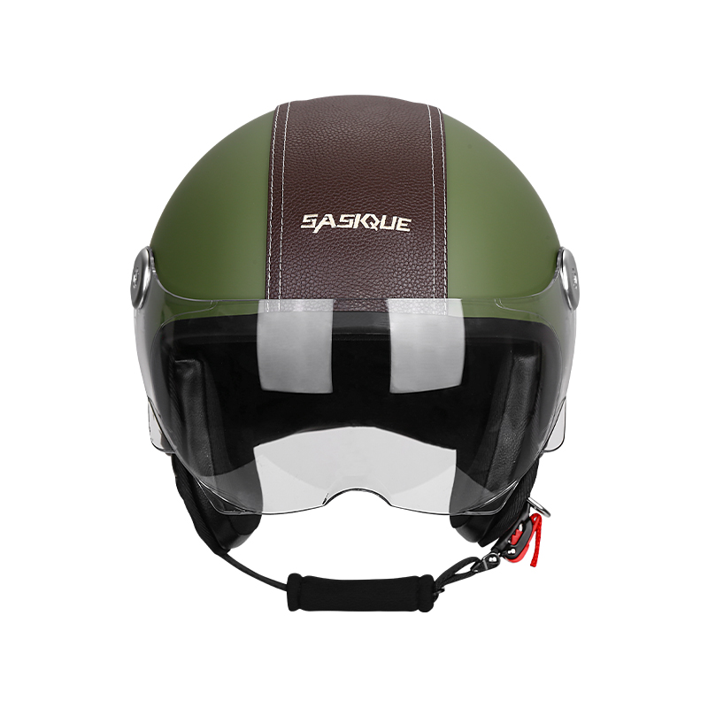 Vintage 3/4 Open Face Motorcyc - Vintage Open Face Retro Helmet 评论和价格