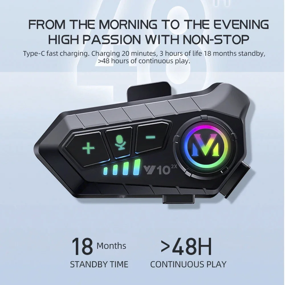 V10 2X Bluetooth Motorcycle He - Full Face Motorcycle Helmet With Bluetooth 评论和价格