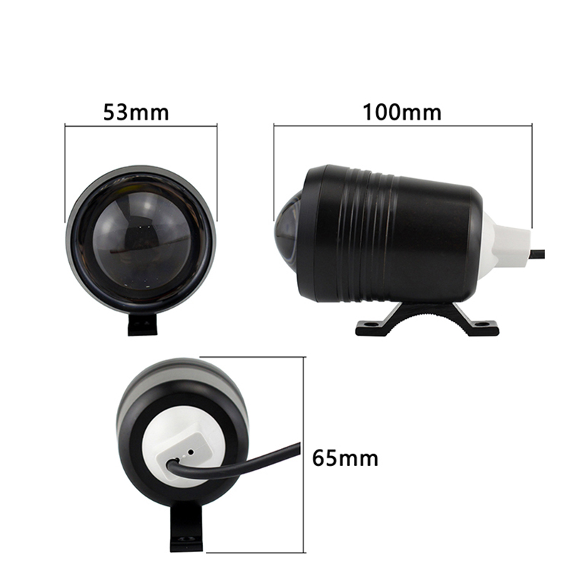 External Motorcycle U2 Spotlig - Universal Motorcycle Led Headlight Projector 评论和价格