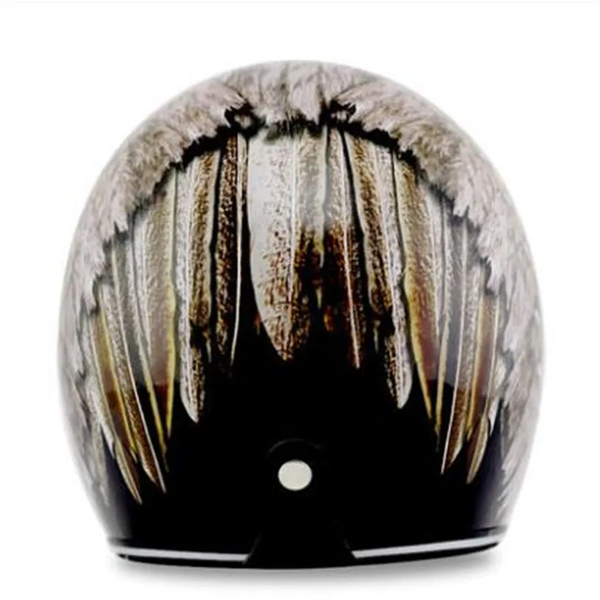 Black Vintage Motorcycle Helme - Vintage Open Face Retro Helmet 评论和价格