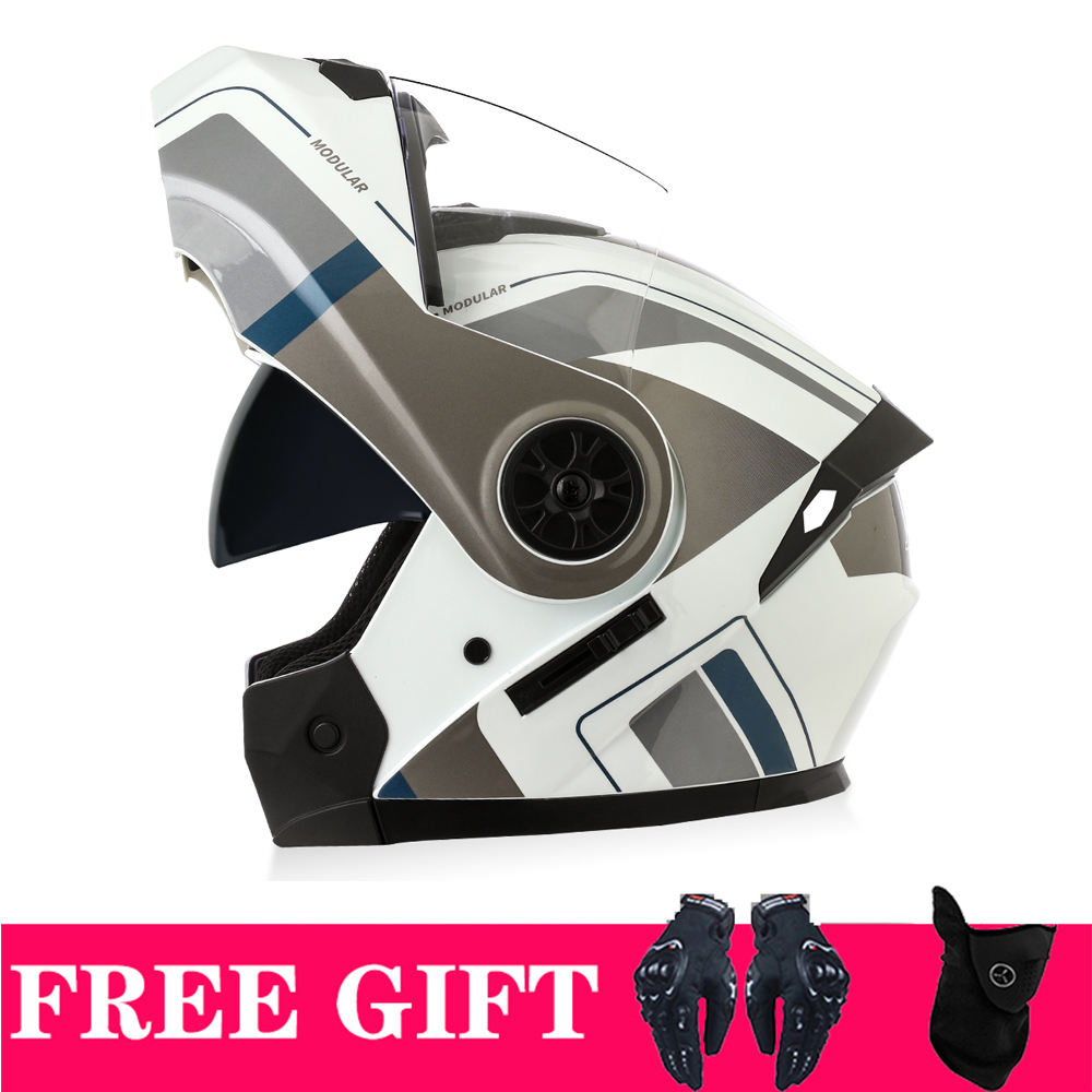 Double Visors Bluetooth Helmet - Full Face Motorcycle Helmet With Bluetooth 评论和价格
