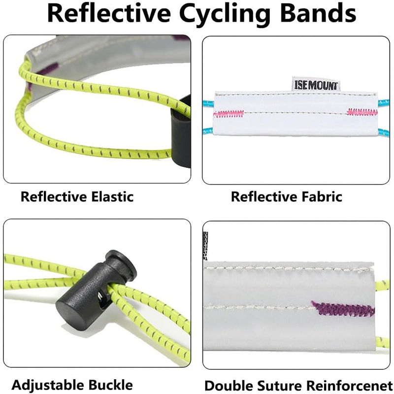 Reflective Cycling Pants Strap - Riding Gear 评论和价格