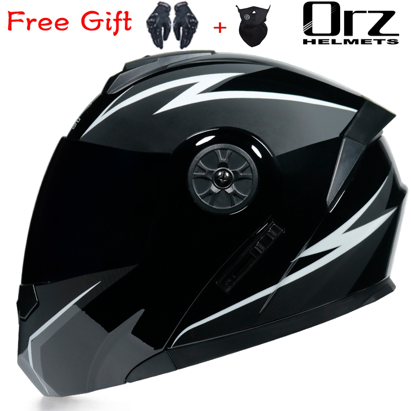 ORZ-161 Latest DOT Approved Sa - Dual Visor Motorcycle Racing Helmet 评论和价格