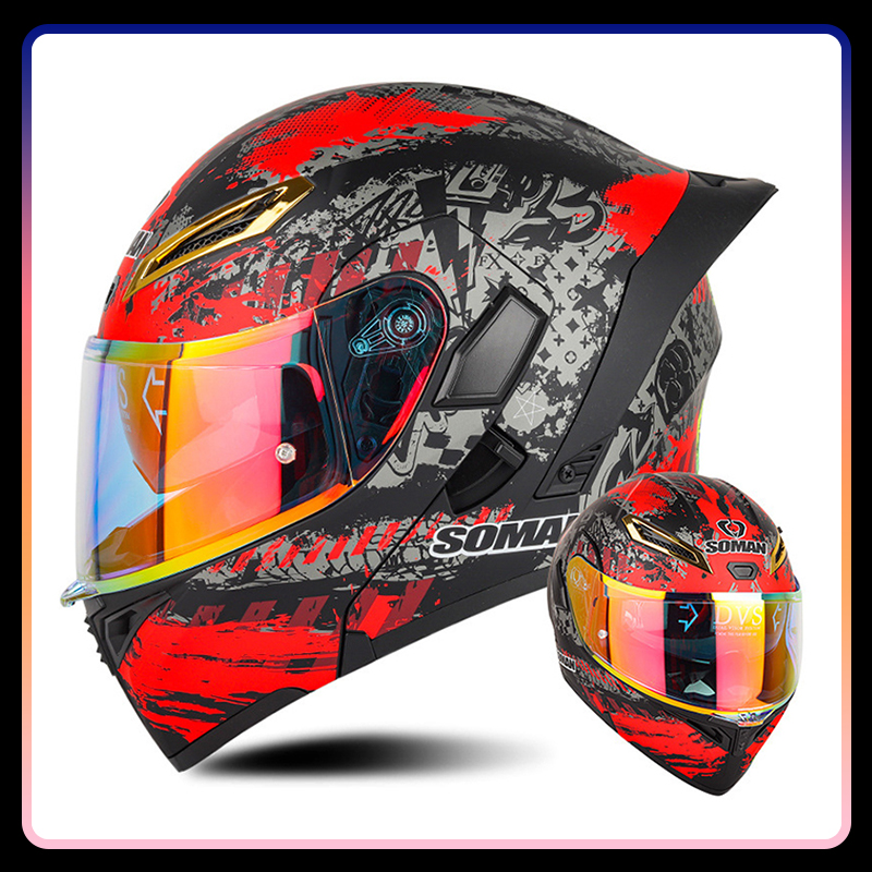 Men Women Motorcycle Helmets F - Modular Flip Up Motorcycle Helmet Dot Approved 评论和价格