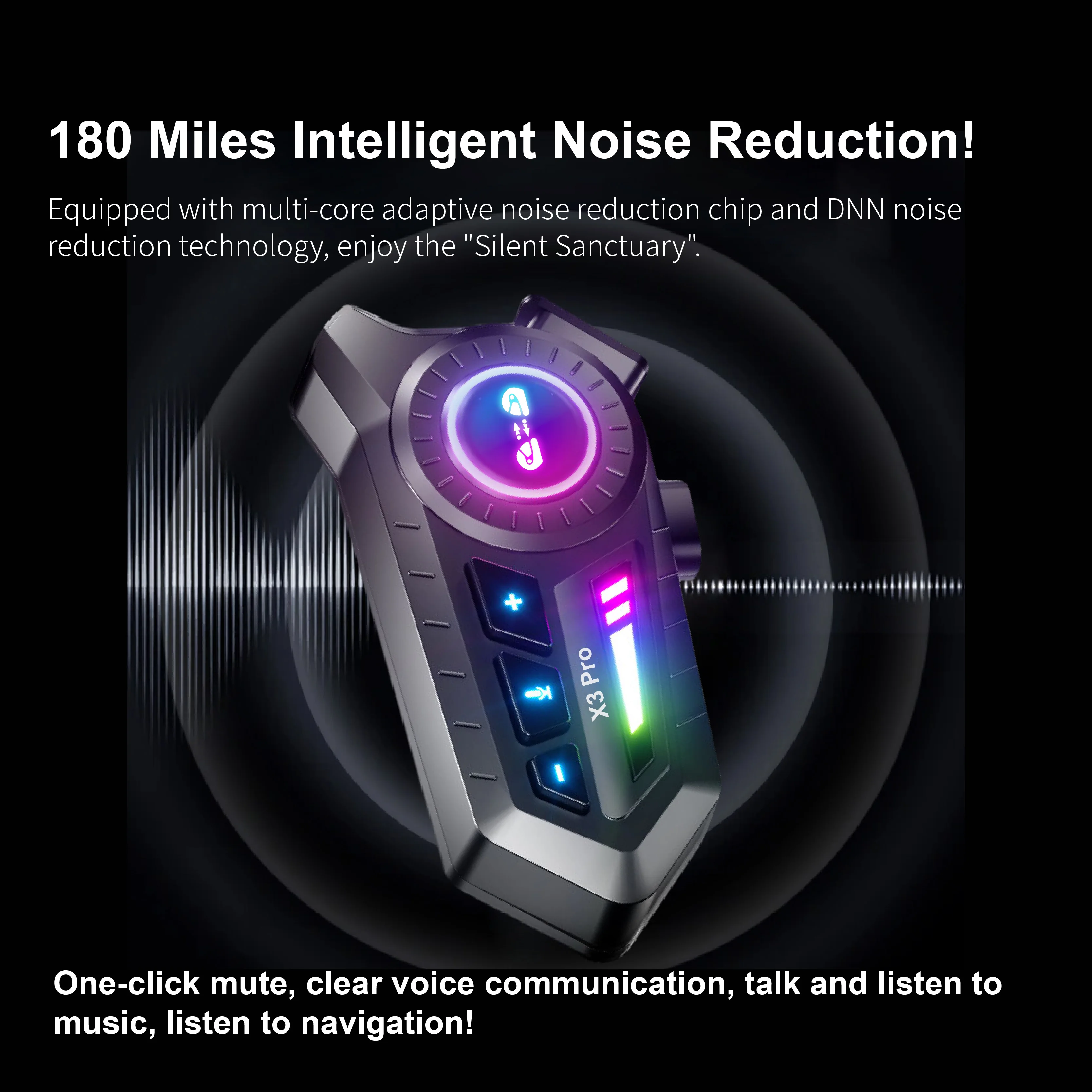 1/2Pcs X3Pro Bluetooth 6.0 Mot - Universal Motorcycle Helmet Intercom Headset 评论和价格