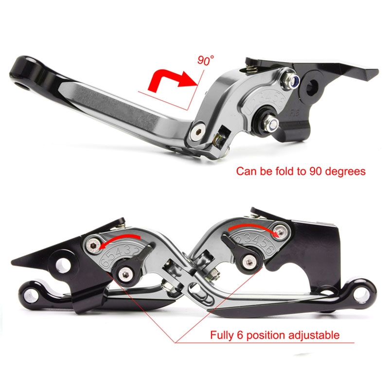 For MT-07 FZ-07 MT 07 FZ07 MT0 - Cnc Aluminum Adjustable Brake Clutch Levers 评论和价格