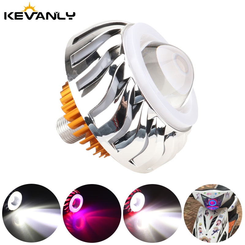 1pcs Car Motorcycle Headlight  - Universal Motorcycle Led Headlight Projector 评论和价格