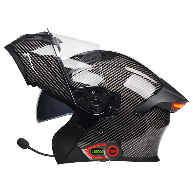 ABS Material Motorcycle Helmet - Modular Flip Up Motorcycle Helmet Dot Approved 评论和价格